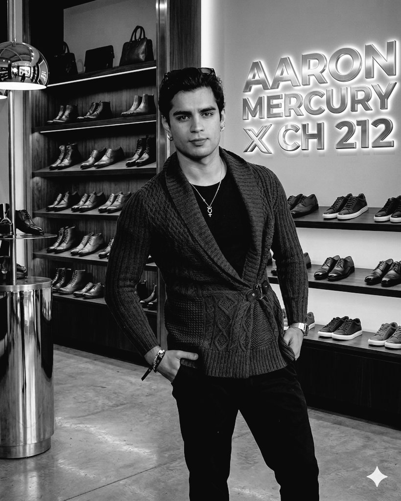 LaspoderosasF's tweet photo. Pero @ArnMercurio en todos lados, nos encanta 🥰❤️ 

AARON MERCURY X CH 212
#212CarolinaHerrera https://t.co/j5HEf6th5l