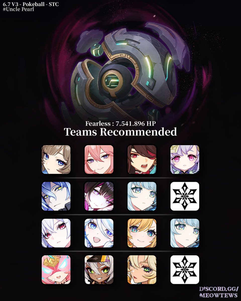 MeowTews's tweet photo. Stygian 6.7 V3 Teams Recommended for Pioneer Secret Source https://t.co/U4PdA18csk