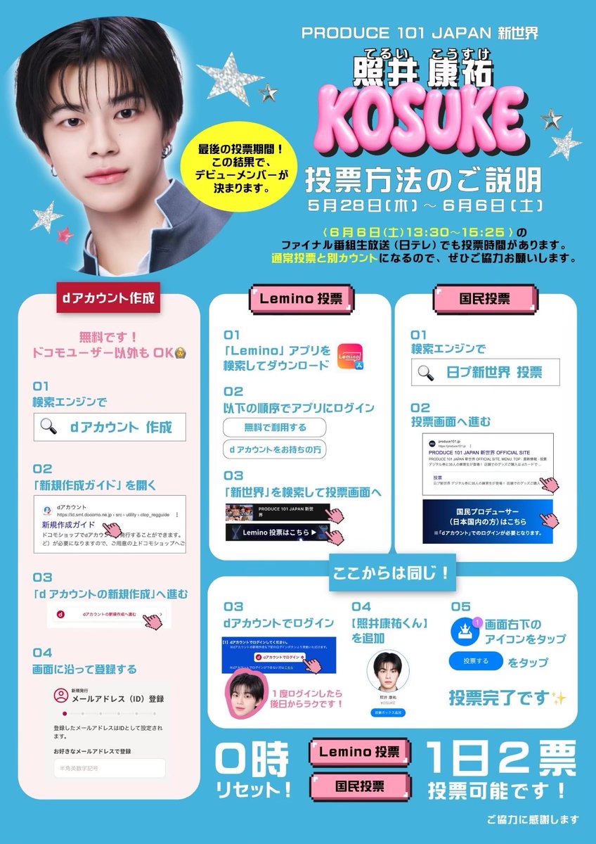 大丈夫とかない❗️全部照井康祐に投票❗️ tweet media