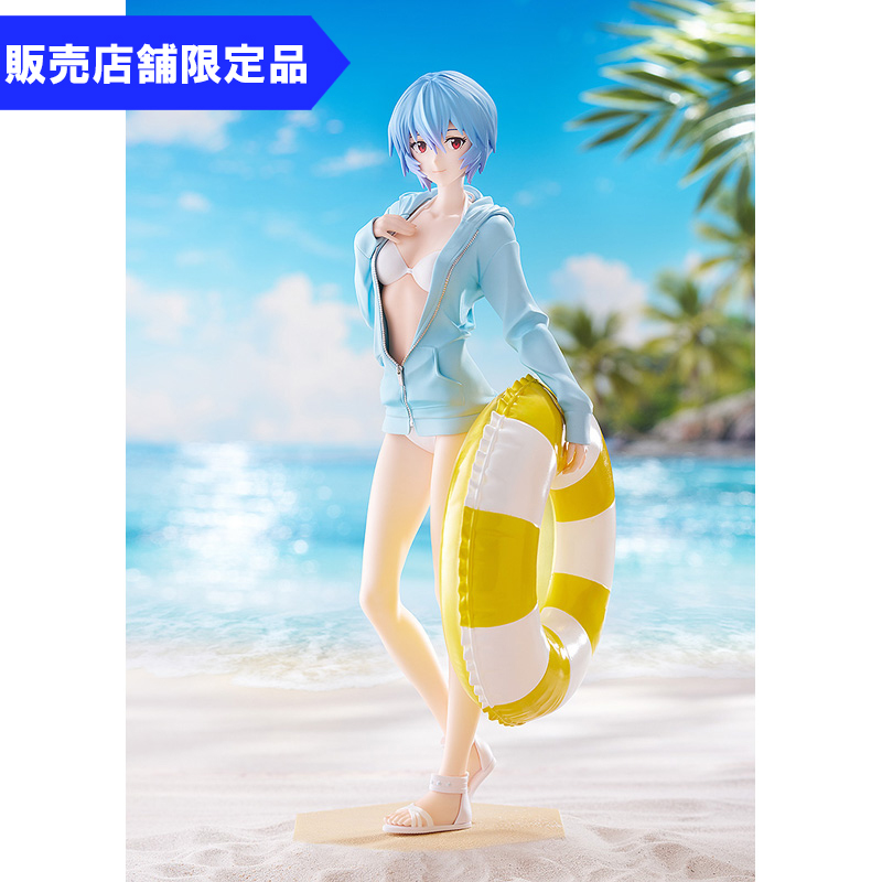 eva_store's tweet photo. 【オンライン】《ピックアップ》
グッドスマイルカンパニーより、POP UP PARADE BEACH QUEENS 綾波レイをご紹介！
https://t.co/K2oSOm2rQs

砂浜に美少女たちが満足感のあるボリュームの「L size」で舞い降ります。
「EVANGELION STORE」夏の描き下ろしイラスト「EVANGELION STORE SUMMER FES」を元にした立体化です。

#エヴァストア