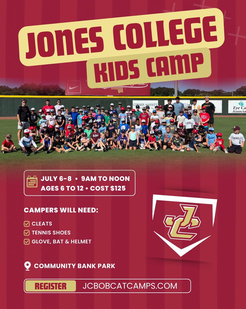 JC_BobcatsBB's tweet photo. Kids Camp is a little over a month away! Head over to https://t.co/KwzcGdFlEs to get registered. https://t.co/QEq6crwCBG
