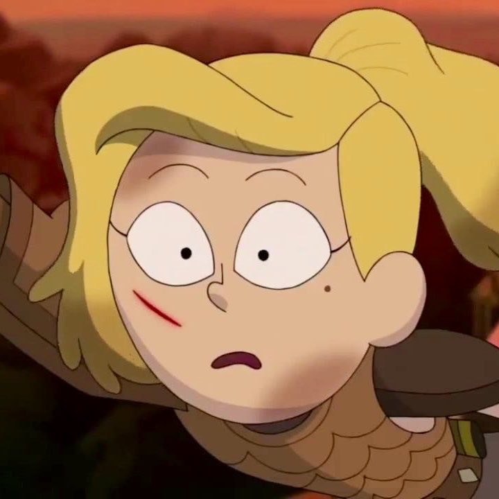 conangrayskull's tweet photo. the fact that both of them knew what sasha was going to do, but one of them didn’t think that she’d actually do it. #amphibia https://t.co/f9cBGLJ2xc