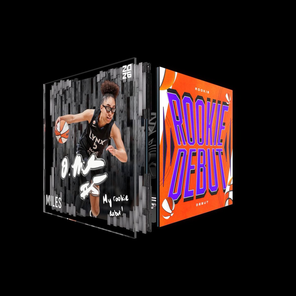 WNBATopShot's tweet photo. ‼️ New WNBA rookie record belongs to Olivia Miles! 

EIGHT triples
3️⃣3️⃣3️⃣3️⃣3️⃣3️⃣3️⃣3️⃣

What a day to rip her autographed /50 Rookie Debut! https://t.co/pOZnbnIeS9