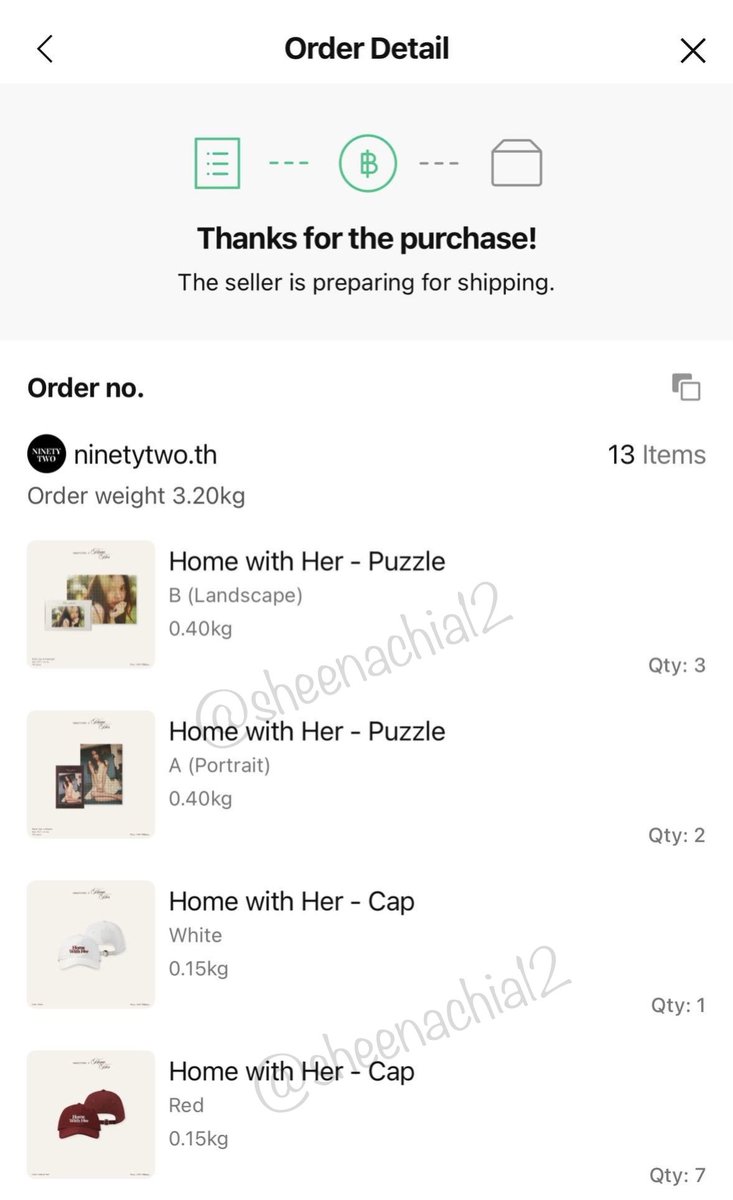 sheenachia12's tweet photo. Whoop whoop!! 😍😍
Can’t wait to receive this collection!! 
Home with Her by Freen! ❤️

#NINETYTWO #HomeWithHerByFreen
#srchafreen https://t.co/34rDlRZ2ub