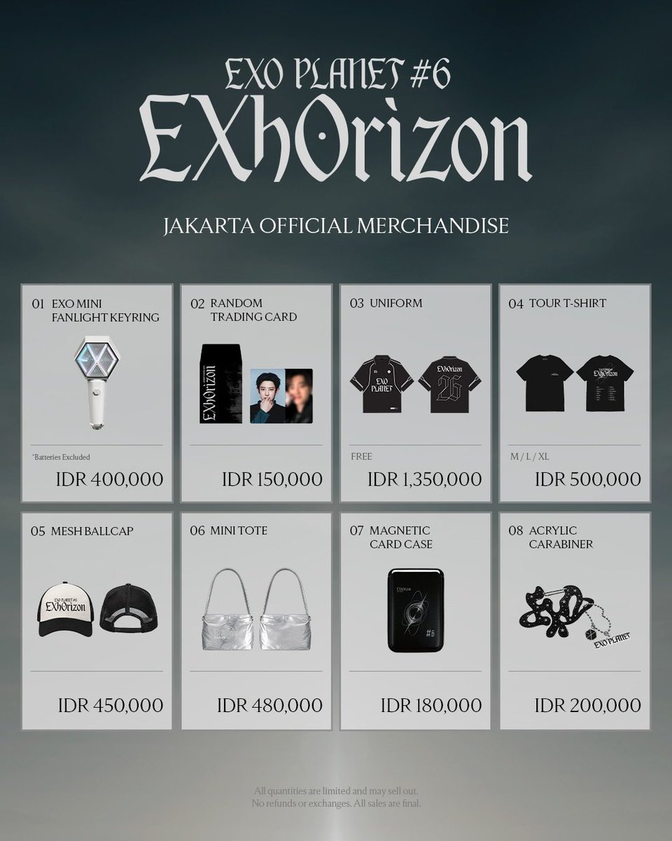 waytrmelon's tweet photo. Aku open jastip merch exhorizon day 1 ya guys
kalo ada yg minat bisa DM Aja
Fullpay only, pengiriman dari bogor

Aku tunggu sampe besok pagi yaa
Insyaallah trusted, aku mau beli juga biar sekalian antrinya🫰🏻 https://t.co/yDaJoPQa5y