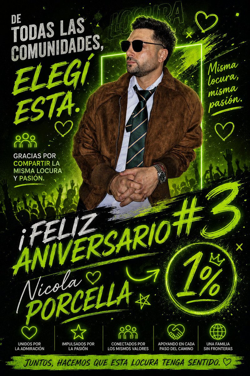 LesOnly1's tweet photo. FELIZ ANIVERSARIO NICOLA
#NicolaPorcella https://t.co/PEYxFN3FAG
