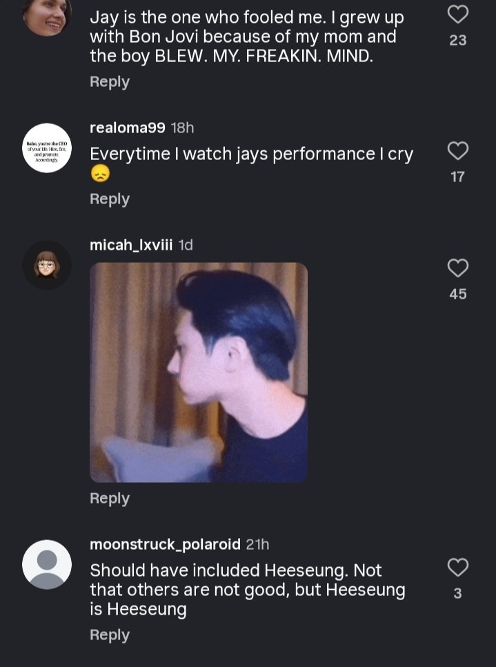 jaysleica's tweet photo. dive studios included jay in a post about idols who are built like a rapper but sounds like an angel, and a hs stan came running to campaign for their idol's inclusion 😭 https://t.co/fkcudiQS6w