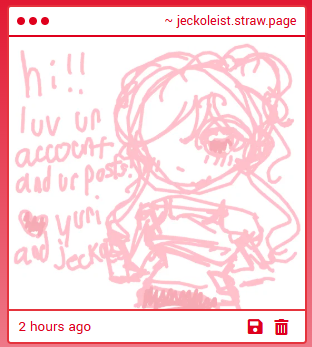 NlCOLEIST's tweet photo. AWWW THANK YOU THIS JECKA IS ADORABLE!!! HAVE A LOVELY DAY ANON https://t.co/cjhruib5Hw