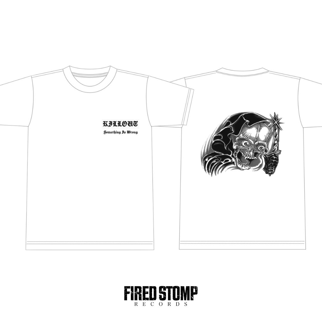 KILLOUT83's tweet photo. FIRED STOMP RECORDS通販サイトでKILLOUT ep "Something Is Wrong" カセットテープとTシャツを販売開始してます！
セットだとお得になってます！ぜひ！
https://t.co/jnKJnuRaZs https://t.co/X1C3rbEtN8