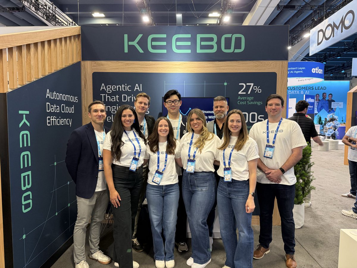 keeboinc's tweet photo. What an incredible week connecting with the data and analytics community!

#SnowflakeSummit was a huge success ❄️

Thank you to everyone who stopped by our booth, attended our session, and spent time with our team. We loved every conversation and the energy throughout the week. https://t.co/2hB5mN7qKW
