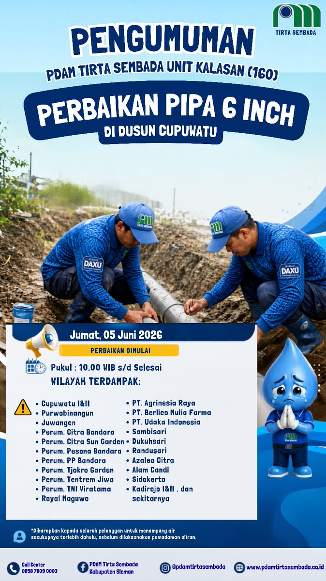 PDAMSleman's tweet photo. https://t.co/dzyfDlZFBX