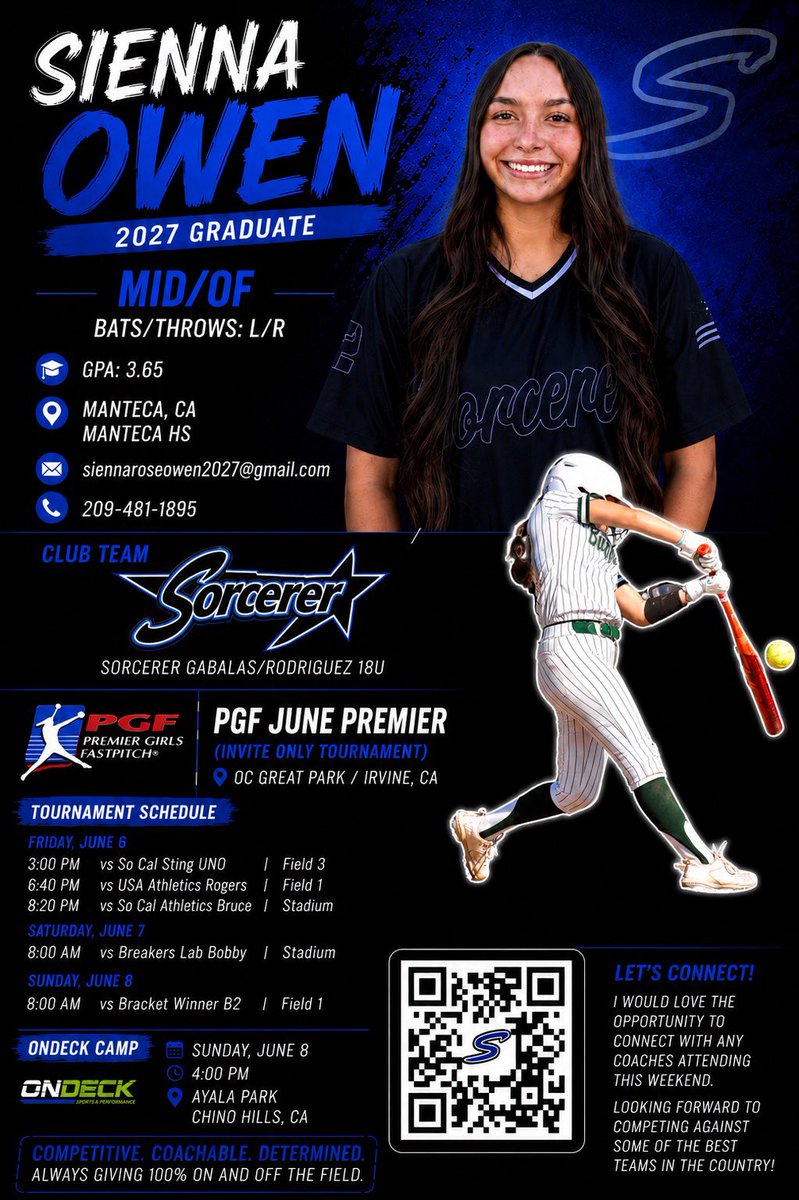 SiennaOwen2027's tweet photo. So excited to see some great competition this weekend! Lets Gooo! @Sorcerer18UGold @Darnellwestbro1 @CharMorgan34 @VictoriaHayward @StacyMayJohnson @Drew_Rich1221 @hunter_hays27 @bgoler10 @TKrobetzky @la_techSBCoachT @CoachBallMalone @Coach_Aresco @JackNLucysDad @fearny37 https://t.co/PbbLtac66Y