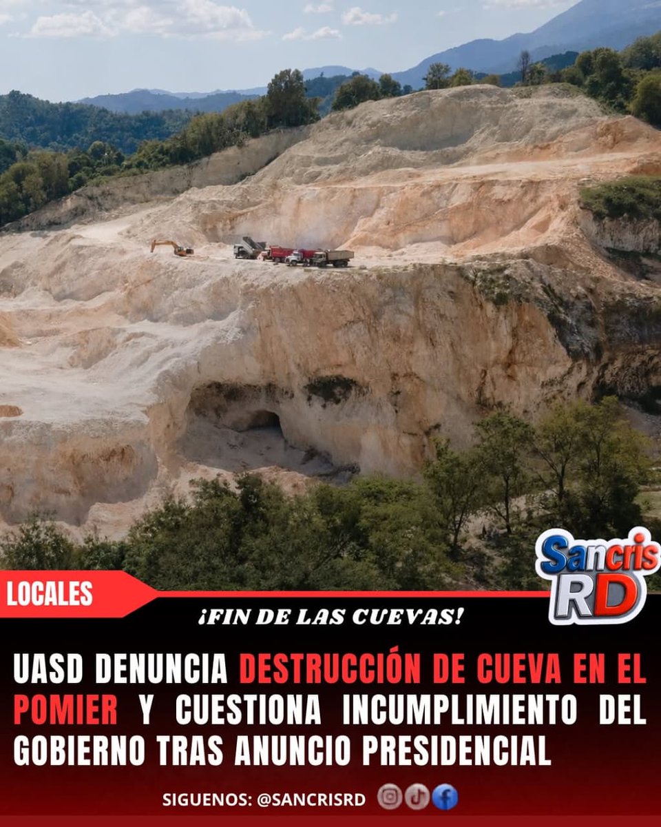 Atilaskybart's tweet photo. @CONEP_RD @ces_rd @energiayminasrd @PresidenciaRD @PRM_Oficial @LaVozDelPRM @luisabinader  Solo los estúpidos conspiran contra la naturaleza y contra la tierra con riquezas históricas, solo por la avaricia y la adicción insaciable que les proporciona el dinero. 🤬

#S_O_S_RD🇩🇴 https://t.co/zF7NLr2dG6