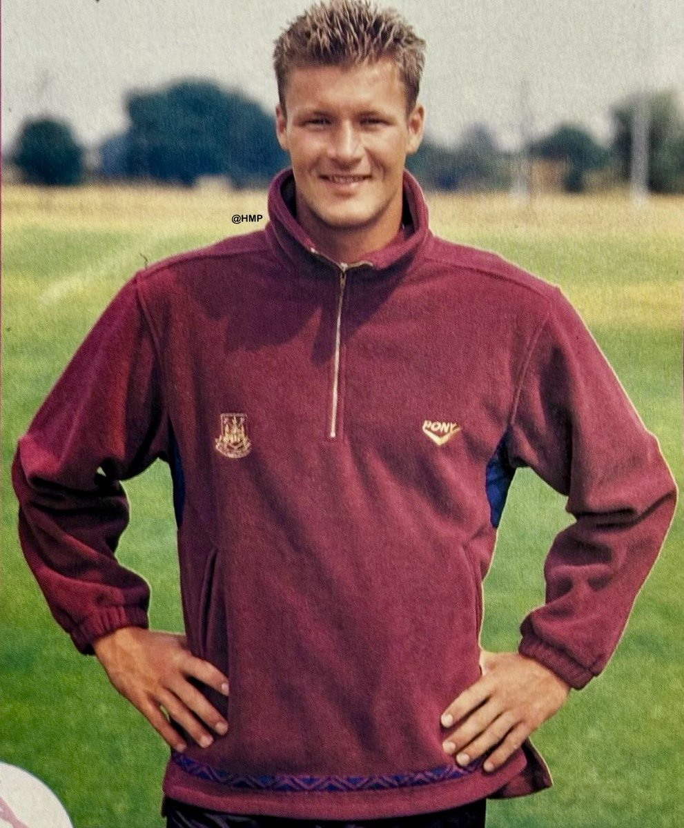 HammerMusePerth's tweet photo. Happy 58th birthday 2 Marc Jensen Rieper✍️from Brøndby,initially on loan,then✍️perm 4 £1M,playing 4 the mighty⚒️between Dec’1994-Sept’97,making 101 Apps,scoring 5⚽️in Lge &amp;🏆
Debut Vs Leeds on 10-12-94.
🇩🇰61 Danish🧢scoring 2⚽️
Many happy returns,have a great day🥳🍻🎂🎁🎈⚒️⚒️⚒️ https://t.co/xtVsH6ibML
