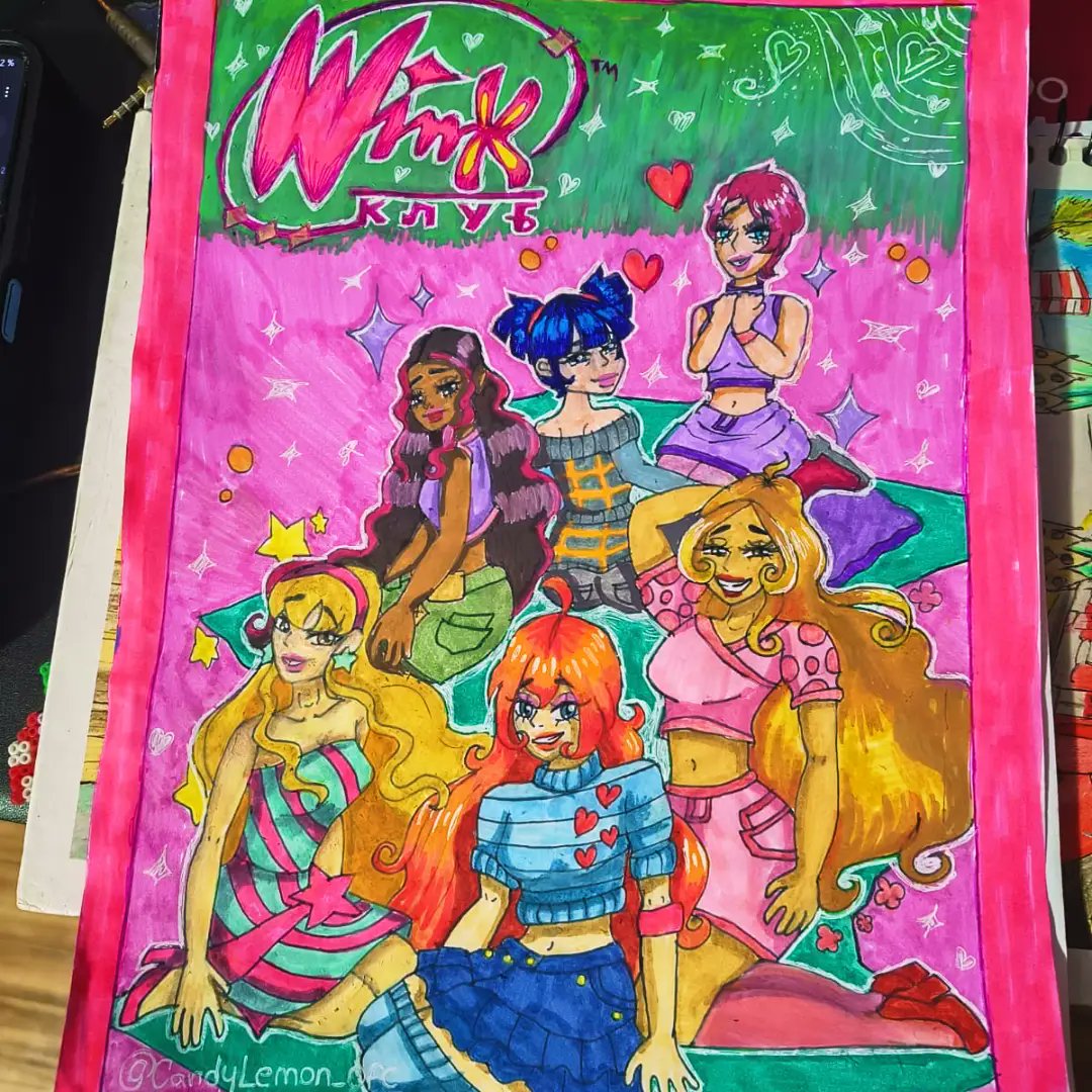 CandyLemon_ofc's tweet photo. Finally finished what i started on School 🧚‍♀️✨⭐

What did you think?? This time using my new pens!

Rip White Pen 😭😭 Rest in peace warrior, you colored so many drawings

This drawing will go on the cover of my notebook, then I'll put it in a special place ☺️

Tags:#winxclub https://t.co/N2o2pDlqGF