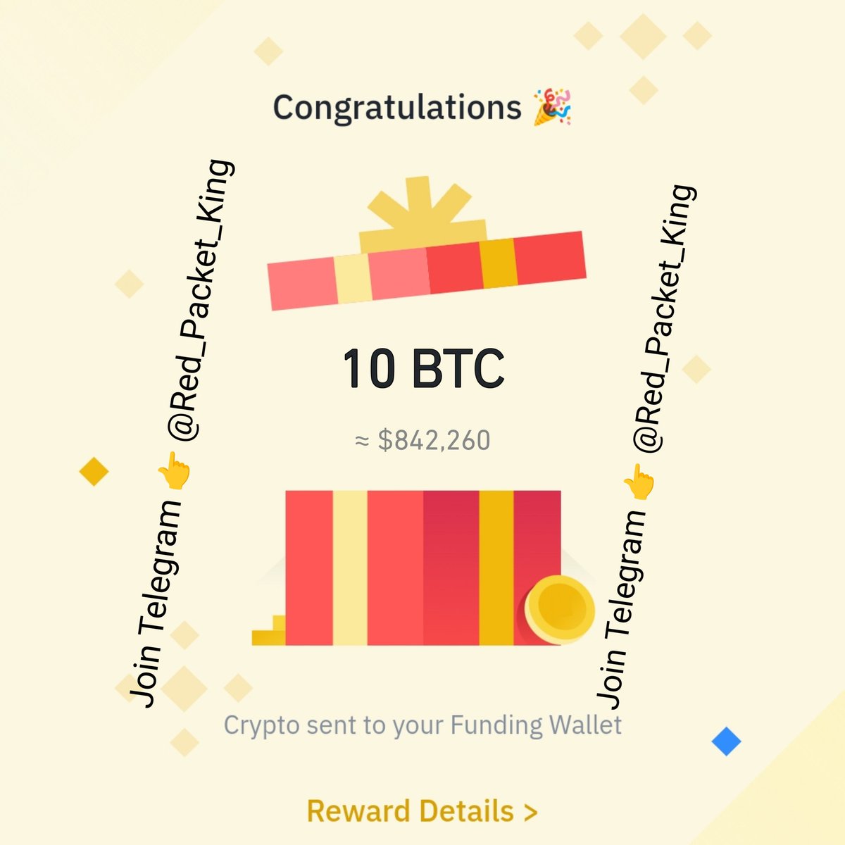 Redpacketking's tweet photo. Binance Red Packet Giveaway Code🎉

🎁FTJBRYQM🎉

If you want to earn $300 to $500 per month then Join our Telegram channel.👇
https://t.co/zV8MzgXfVz https://t.co/qMrlSLPN5c