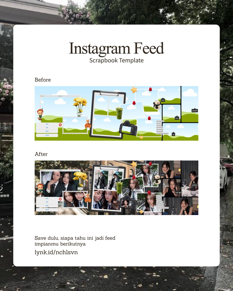 nchlsvn's tweet photo. β¨ 3 slide yang nyambung, enak dilihat, dan nggak perlu desain dari nol
Template Carousel @nchlsvn ready to use, drag & drop, dan fully editable π Hemat waktu, hasilnya clean dan standout π
#CarouselIG #CanvaTemplate #TemplateDesign #DigitalProduct #zonajajan https://t.co/IYACXuFBfy