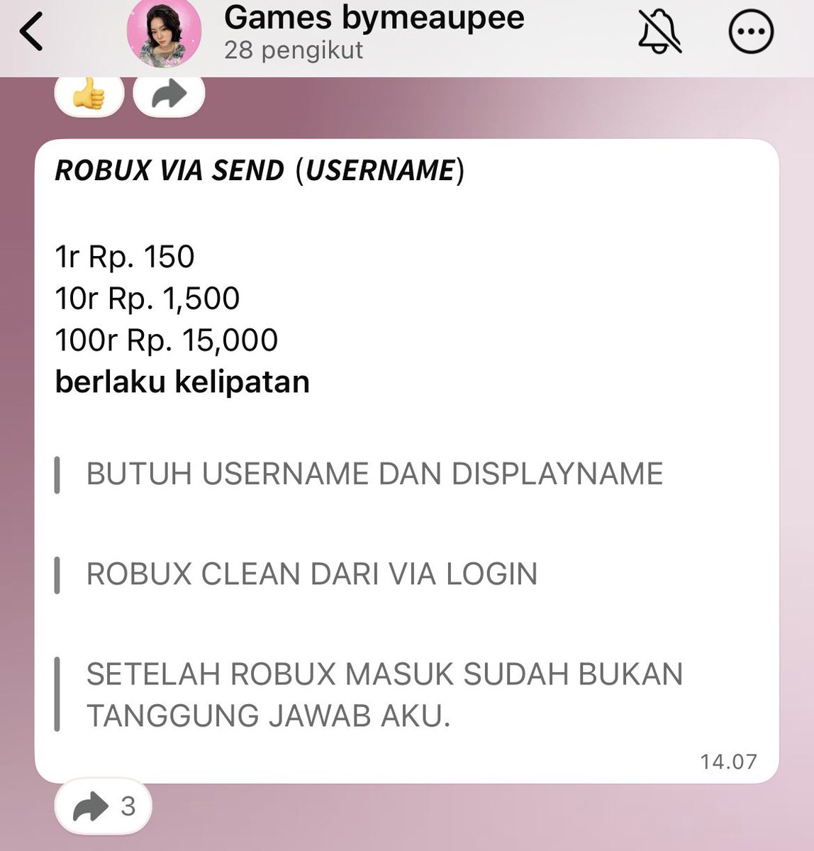 me🅰️⋆˙⟡ acc promosi tweet media