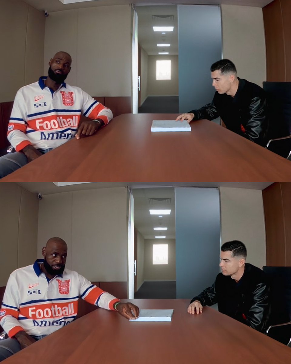 HYPEBEAST's tweet photo. 2 🐐, 1 script https://t.co/4o86FbQlZE