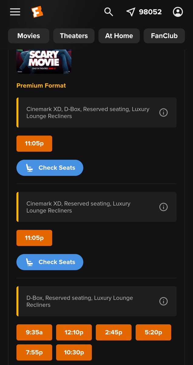 JokerSpeakz's tweet photo. Cinema baagundhi USA advances takkuva vunnai ani "Cinemark Totem Lake Kirkland" chusthe just 1 show allot chesaadu for fri and sat 🙏🙏.

Premiers- 10/10  SO/FF ikkada.

Other theaters kuda just 1 show per day 🙏.

Hollywood releases or prathayga gaadu bokka pettadu 

#Peddi https://t.co/RAqEyJckiB