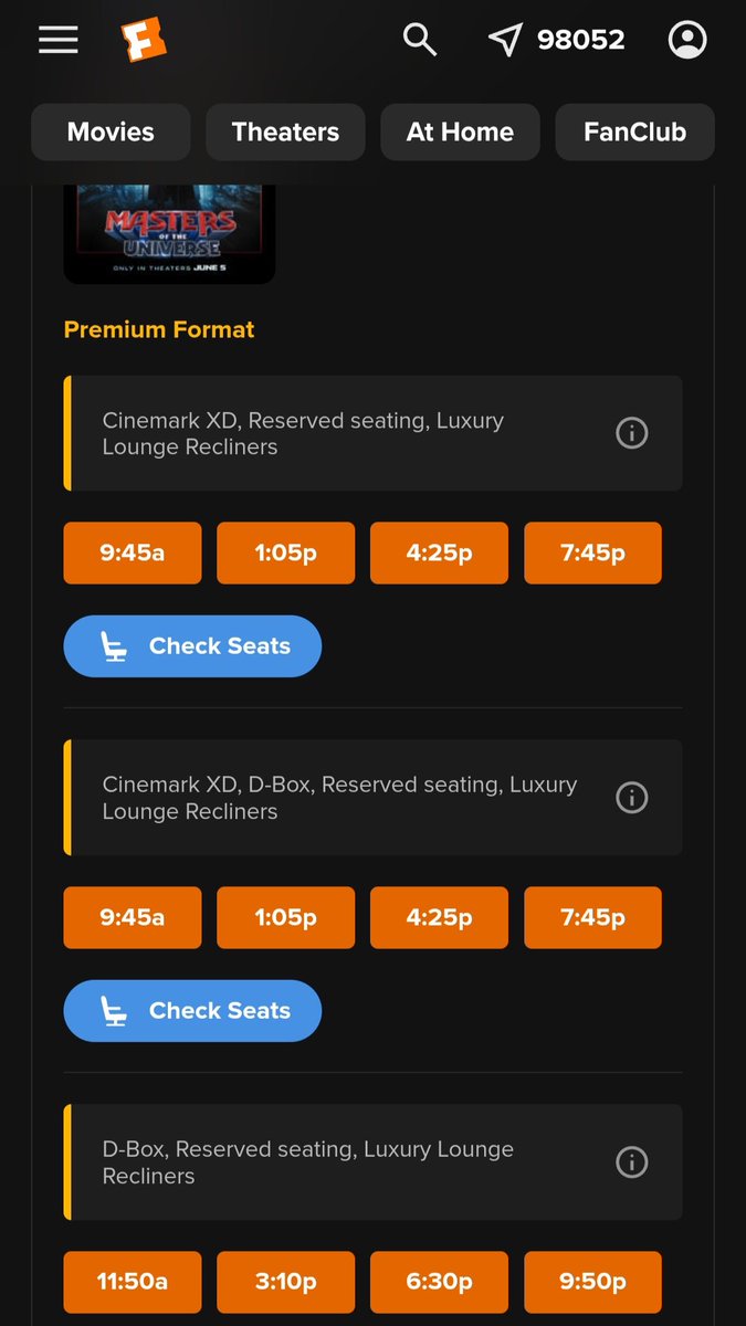 JokerSpeakz's tweet photo. Cinema baagundhi USA advances takkuva vunnai ani "Cinemark Totem Lake Kirkland" chusthe just 1 show allot chesaadu for fri and sat 🙏🙏.

Premiers- 10/10  SO/FF ikkada.

Other theaters kuda just 1 show per day 🙏.

Hollywood releases or prathayga gaadu bokka pettadu 

#Peddi https://t.co/RAqEyJckiB