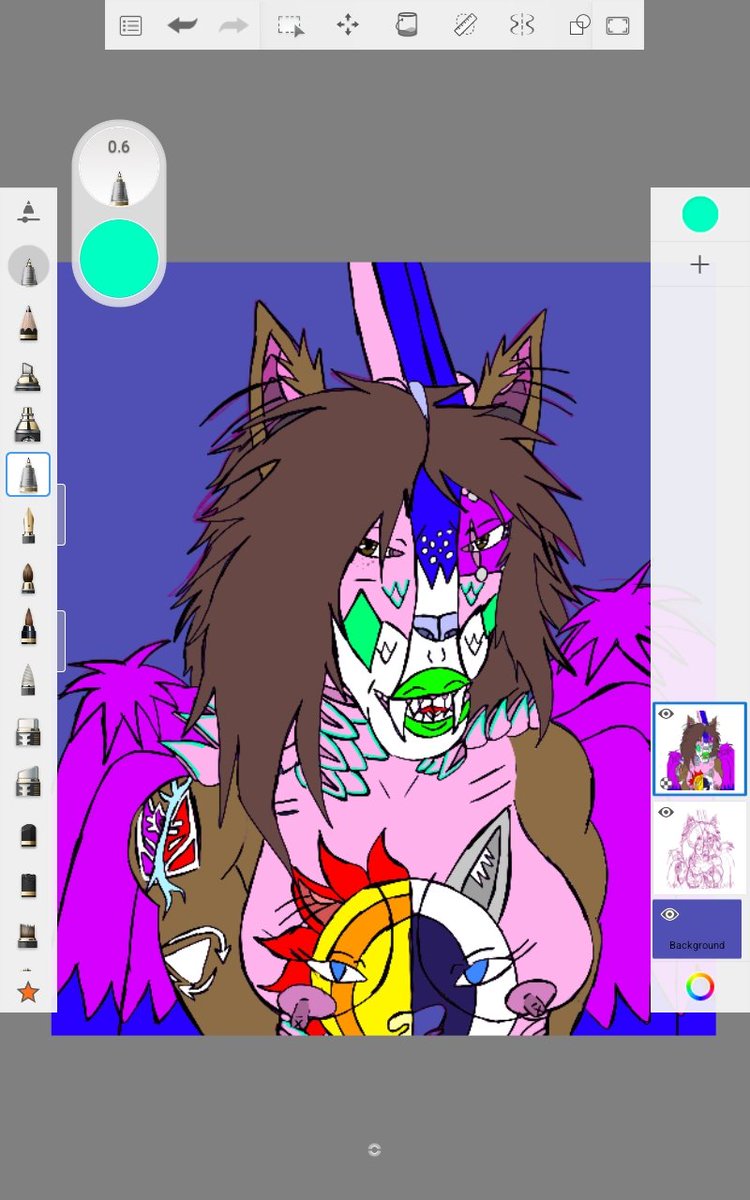 KirbyBisharp's tweet photo. Current progress of "Bon Appetitties!", which I just got the flat coloring in of, now to fix the line work and start shading Niko..!

#NSFW #WIP #workinprogress #OC #selfinsert #Nikoletta #Delphinix #TulipDragon #dragon #ニコレッタ #デルフィニクス #ツリップドラゴン #ドラゴン #art https://t.co/K5zCd2SQOn