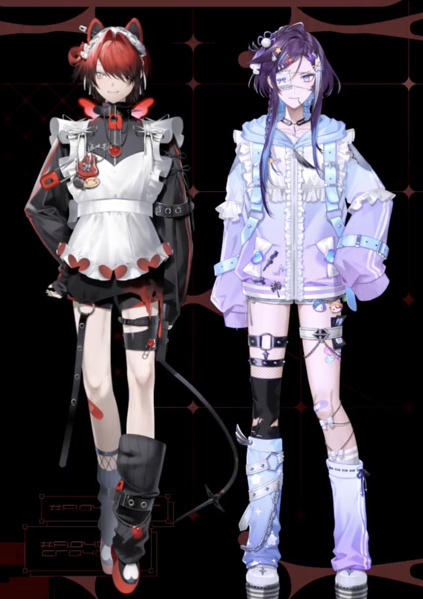 cheriawishes's tweet photo. their designs next to each other is next levels of aura oh my god❤️💜 https://t.co/iqizmL4f4b