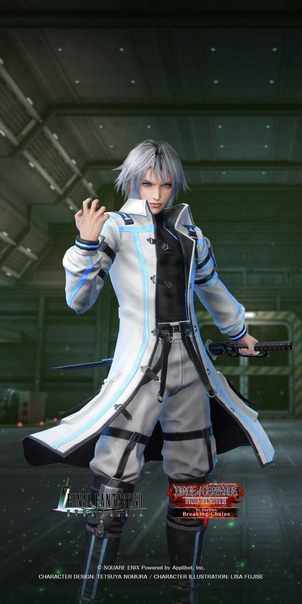 FFVII_EC_JP's tweet photo. 【イベント壁紙プレゼント！】

／
　#DCFF7 イベント最終章好評開催中！
　記念壁紙プレゼント！
＼

イベント第2章で登場したウェアのクラウド&amp;セフィロスが壁紙に！
PC用・スマートフォン用をご用意しました。ぜひダウンロードしてご利用ください！

#FF7EC #FF7エバークライシス https://t.co/yOEgCmx0mv