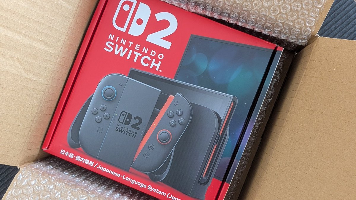 echanmanz's tweet photo. ニンテンドーストアの神対応によりギリギリ価格改定前に買えたスイッチ2届いた✨️メモリーカード買い忘れたからしばらくおあずけ〜。 https://t.co/LEM78irZfu