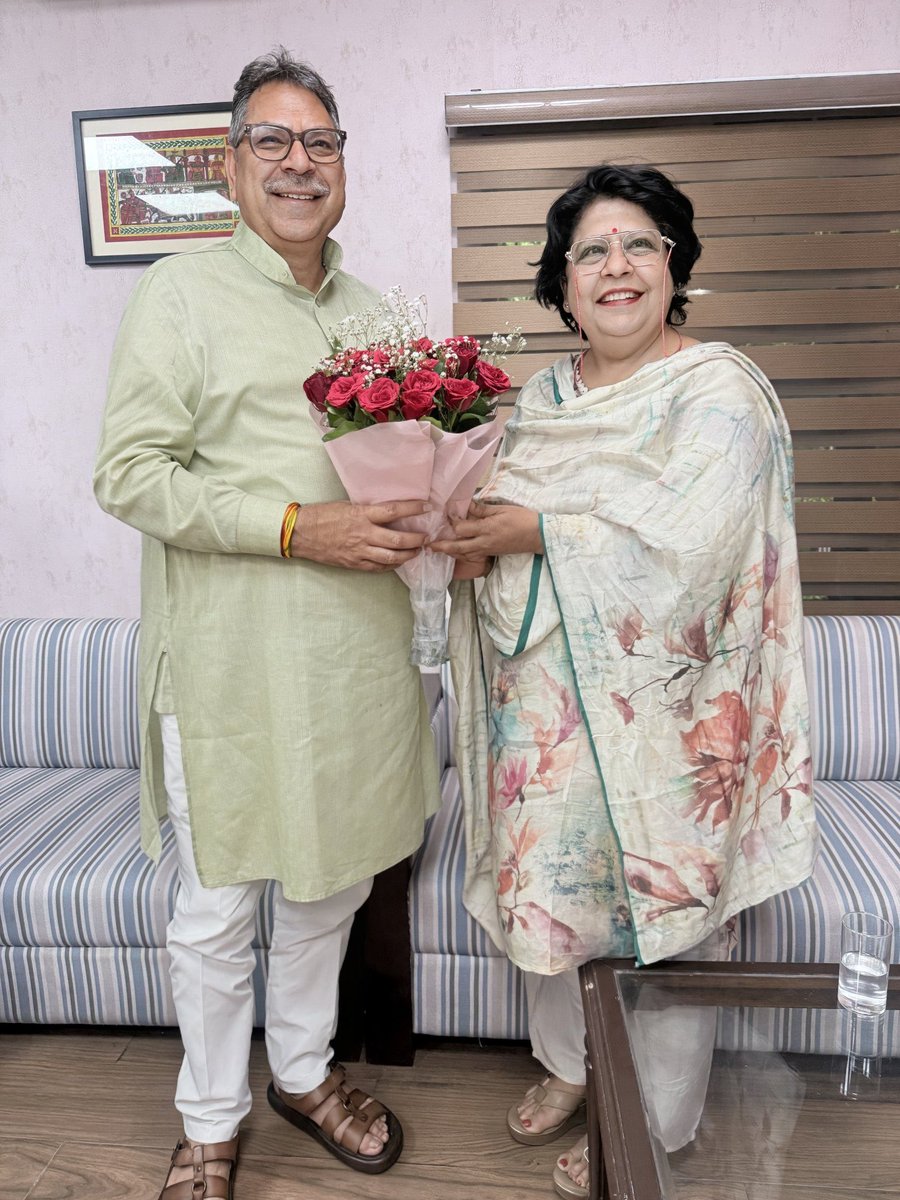 HPalwas's tweet photo. भारतीय जनता पार्टी द्वारा राज्यसभा के लिए राजस्थान से भाजपा हरियाणा के प्रदेश प्रभारी एवं पूर्व प्रदेश अध्यक्ष श्री सतीश पूनियां जी तथा भाजपा की राष्ट्रीय मंत्री श्रीमती अल्का गुर्जर जी को उम्मीदवार घोषित किए जाने पर हार्दिक बधाई एवं शुभकामनाएं…

@DrSatishPoonia @alka_gurjar https://t.co/xFLGnEbYVz