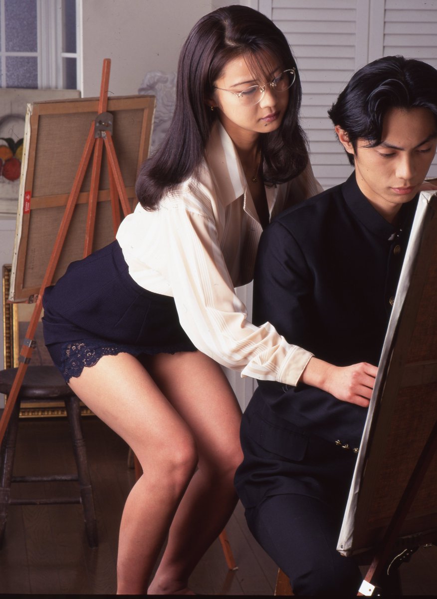 StarboardPro's tweet photo. 「新任女教師 美術室の情事」（1996）
https://t.co/UMG8QBP3pA

許されな���から、燃える。
禁じられているから、求めあう。
それは性と欲望の課外授業…。

キャスト
秦由佳、吉岡ちひろ、葵有稀、竹内義人、小川美那子

脚本・監督
永岡久明 https://t.co/FCZZE8G2Ar