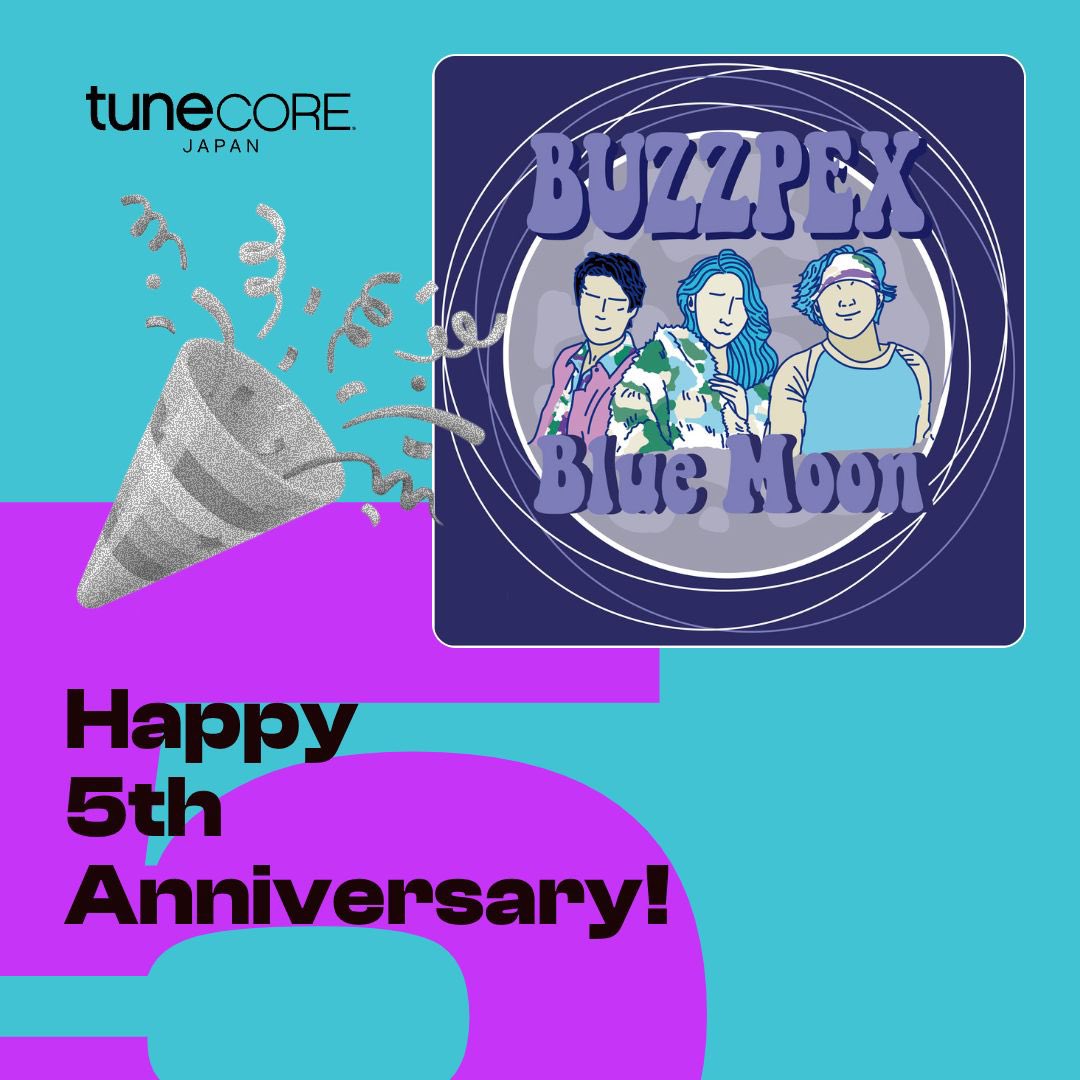 buzzpex1's tweet photo. 『BURNIG SUN』
『BLUE MOON』

リリース5周年記念🎉

現在、新たなリリースに向けて準備中！
お待ちください🕺

そして、
引き続きこの２枚を聴いてください！

↓↓配信サイト↓↓
https://t.co/nIioaen2LT

#BUZZPEX https://t.co/Xx7Yyez5kr