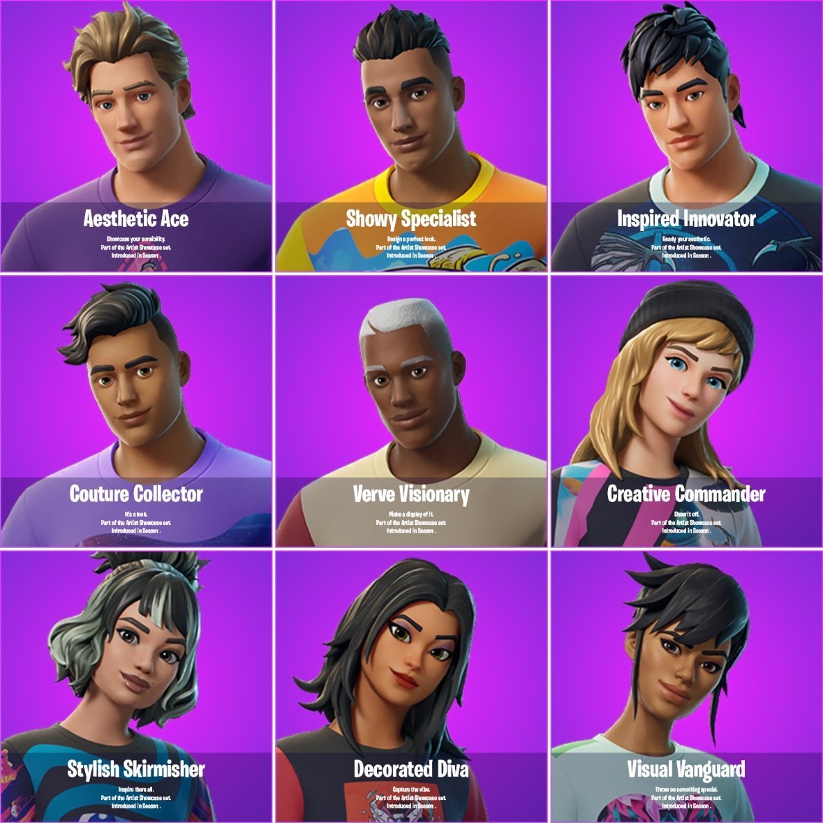 IachyJL21's tweet photo. .@EpicTofuChris @Fortnite PLEASE help release these skins! 
Idk if you have the power to influence anyone about it but if for some reason its not possible - a simple no would be great for my delusional self 😭😭 https://t.co/yWPZLxJVAS