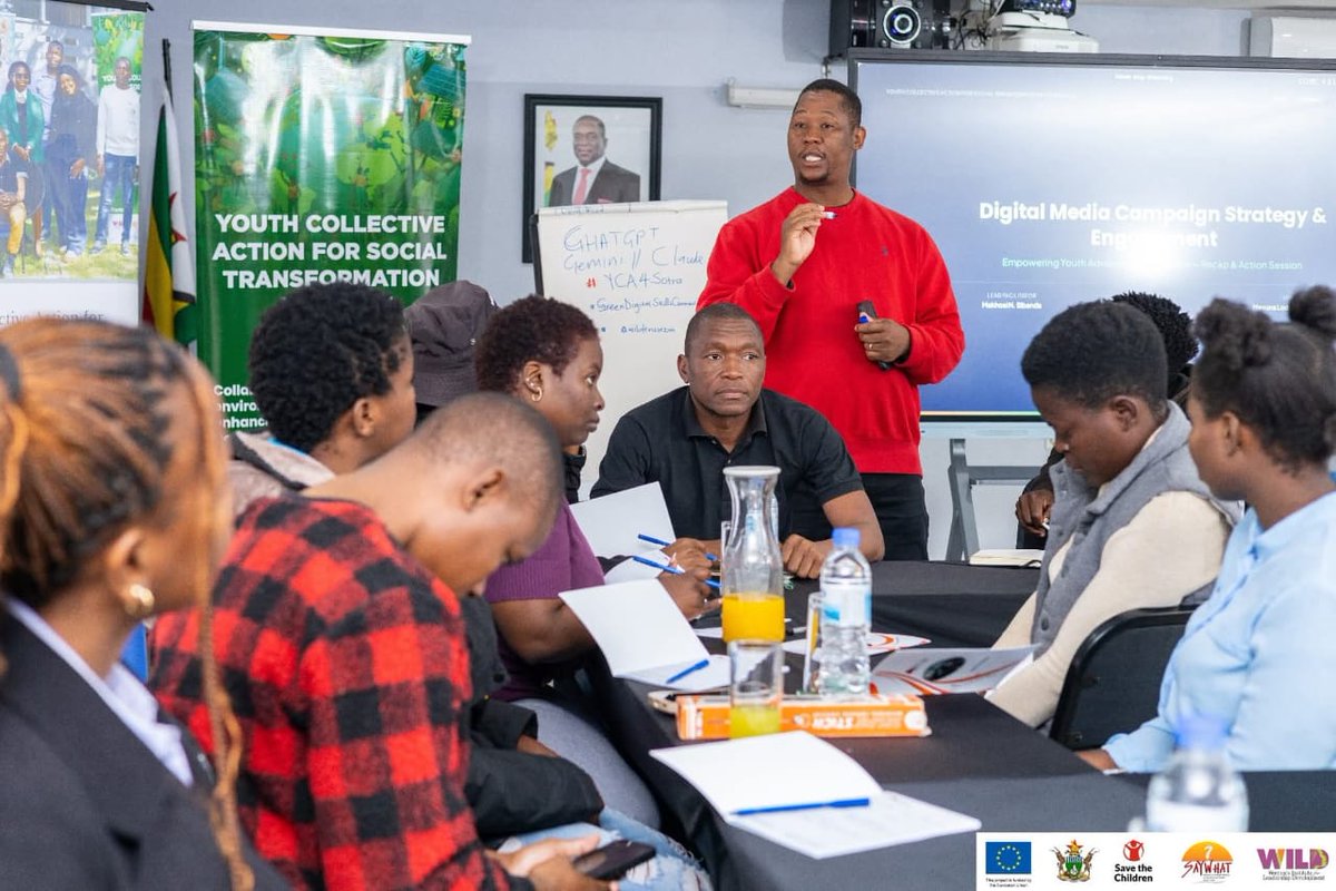 HCYF2020's tweet photo. Yesterday we attended the Digital Media Campaign Strategy &amp; Engagement training convened by @wildtrustzim . The training aimed at capacitating participants with skills to craft a digital media campaign strategy &amp; how to move from  online advocacy  to offline action.@SAYWHATOrg https://t.co/alpGJgTwmZ