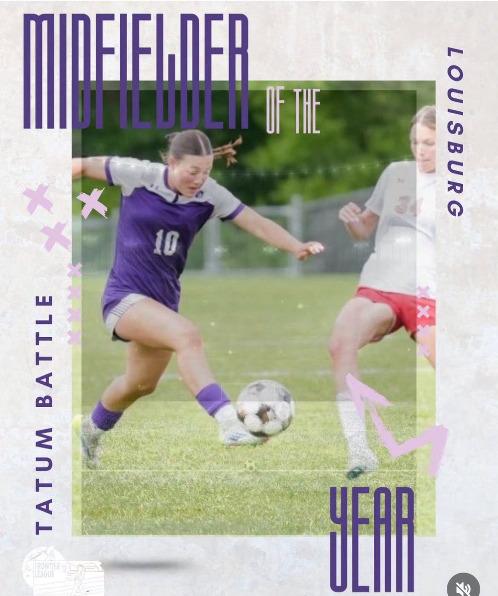 TatumBattle2010's tweet photo. I’m honored to be named Frontier League Player, Midfielder, and Freshman of the year as well as 1st team All League. We finished 4th at state and I had 48 goals on the season
@KSRush10GA @KSRGirlsAcademy @sportsinkansas @PrepSoccer @TopDrawerSoccer @KSSCentral @ImYouthSoccer https://t.co/yEJhId11Sp