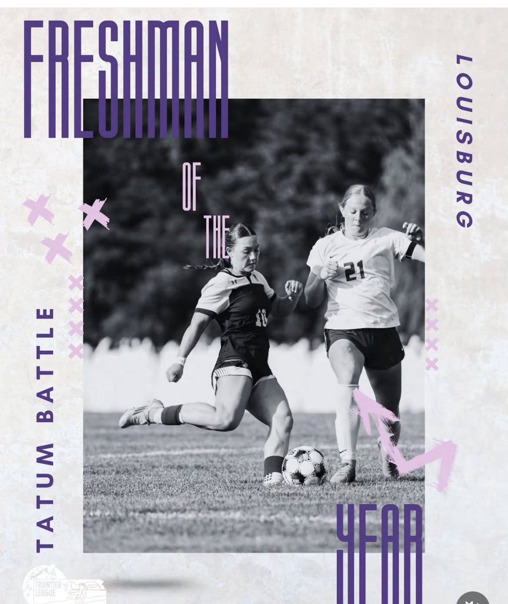 TatumBattle2010's tweet photo. I’m honored to be named Frontier League Player, Midfielder, and Freshman of the year as well as 1st team All League. We finished 4th at state and I had 48 goals on the season
@KSRush10GA @KSRGirlsAcademy @sportsinkansas @PrepSoccer @TopDrawerSoccer @KSSCentral @ImYouthSoccer https://t.co/yEJhId11Sp
