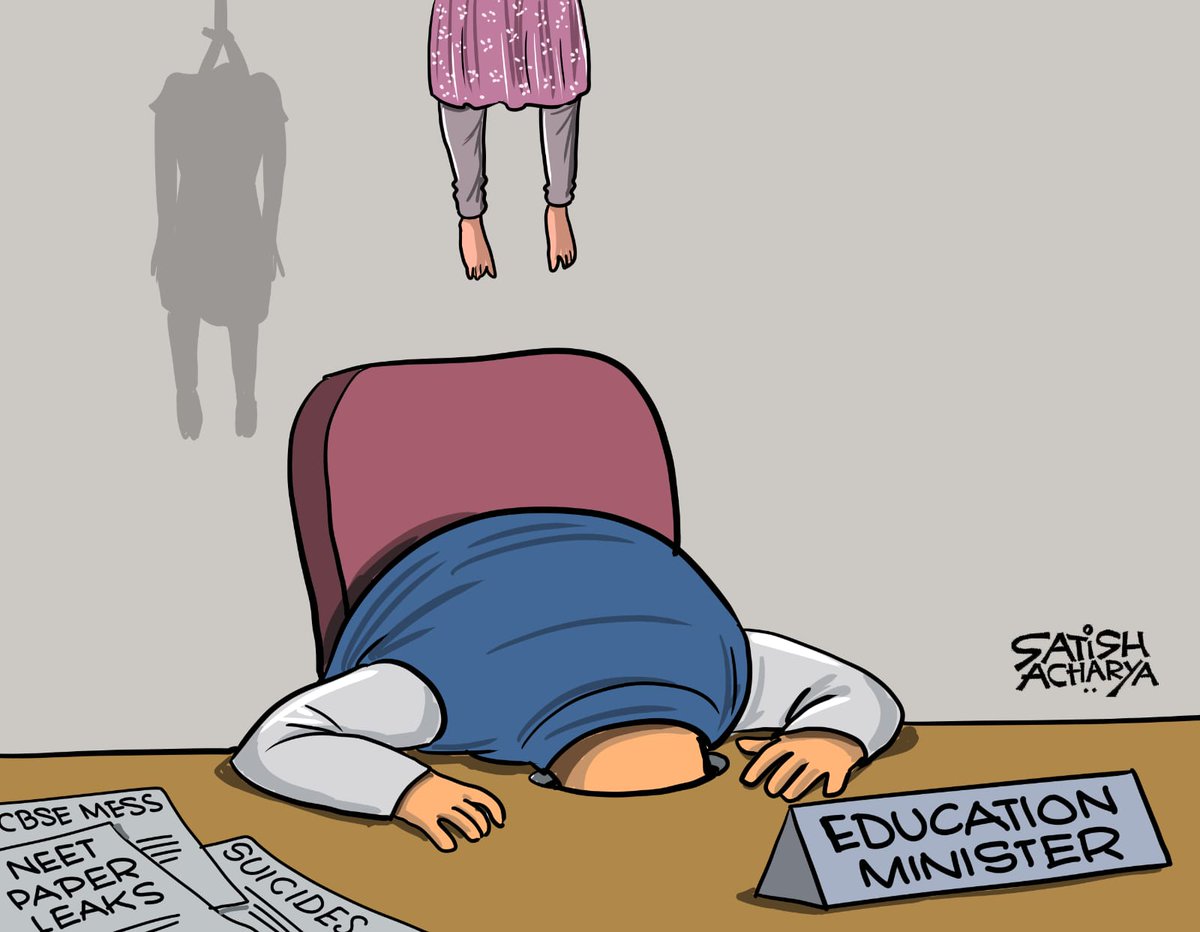 satishacharya's tweet photo. Accountability! #NEETPaperleak #cbse12thresult https://t.co/gF5pud1nF3