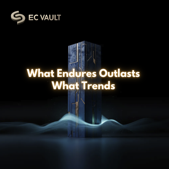 ECVault's tweet photo. Trends capture attention. Enduring systems create impact. The difference is not measured in days or weeks, but in the ability to adapt, evolve, and remain relevant over time. 

#ECVault #Web3 #Blockchain https://t.co/YZLgNytLth