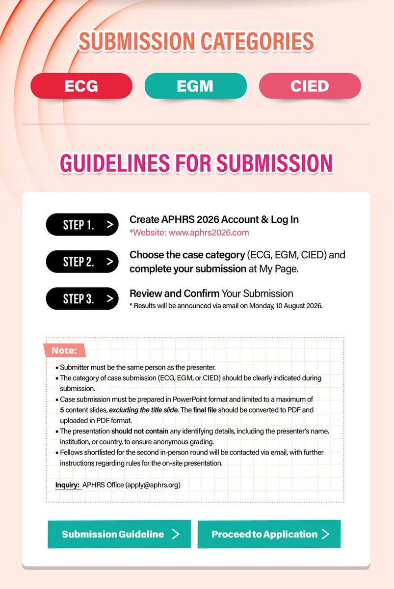 KHRS_1997's tweet photo. [APHRS 2026 BUSAN]
Best of the Best Clinical Case Competition! Now We Are Looking for Yours!
For details: https://t.co/az2VwYTPKZ
#KHRS #EP #electrophysiology #arrhythmia #Cardiology #Cardiologist #cardiovasculardisease #대한부정맥학회 #부정맥 https://t.co/qpZ8GHF82S