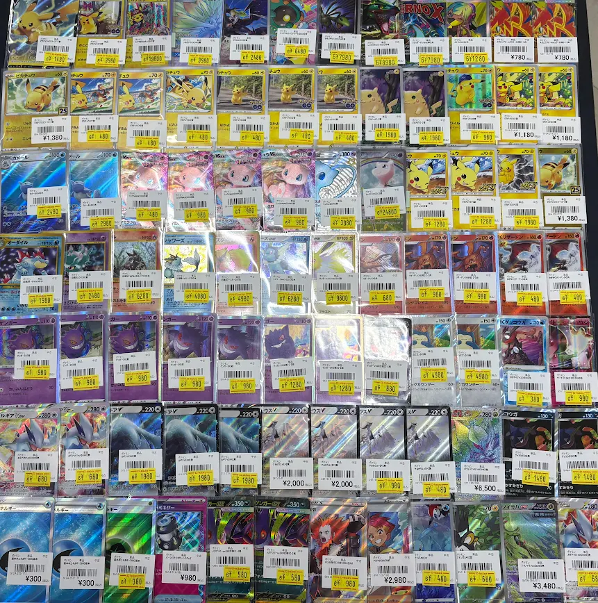 ポケカ #ポケモンカードゲーム 】 お買取品をショーケースに展開しま