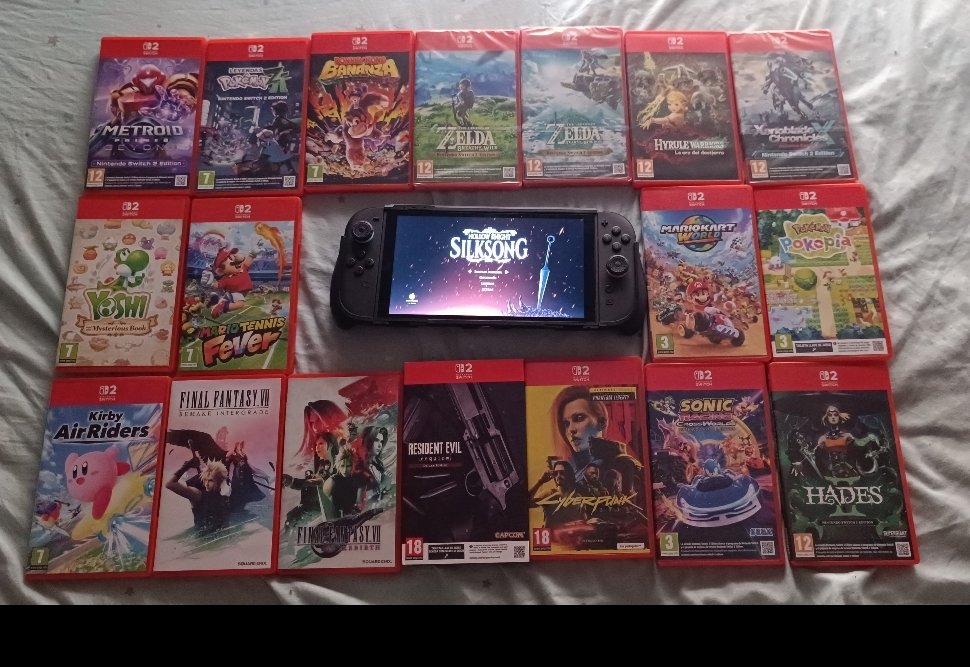 Harcore_Player's tweet photo. Hoy #NintendoSwitch2 cumple un año desde su lanzamiento, aquí os dejo mi colección 🥰🥰 https://t.co/2fdFT1bsNN
