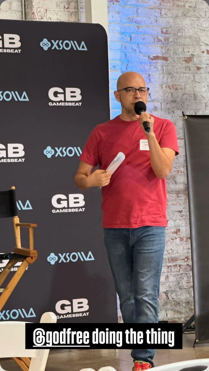 godfree's tweet photo. Emceeing GamesBeat Engage 2026 in Los Angeles. 🎙️ https://t.co/rwg0Q1LK4w