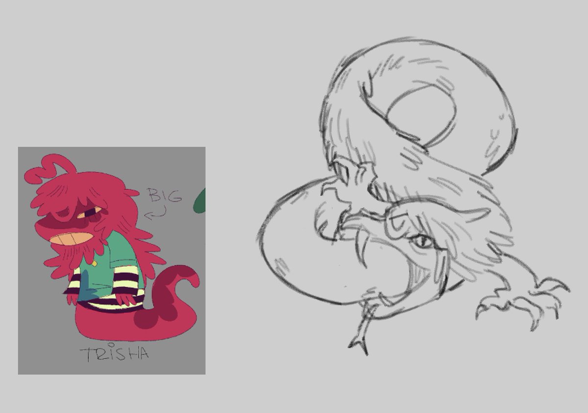 pocketdaans's tweet photo. you can tell creature design isnt my forte https://t.co/lR6TbaTdwt
