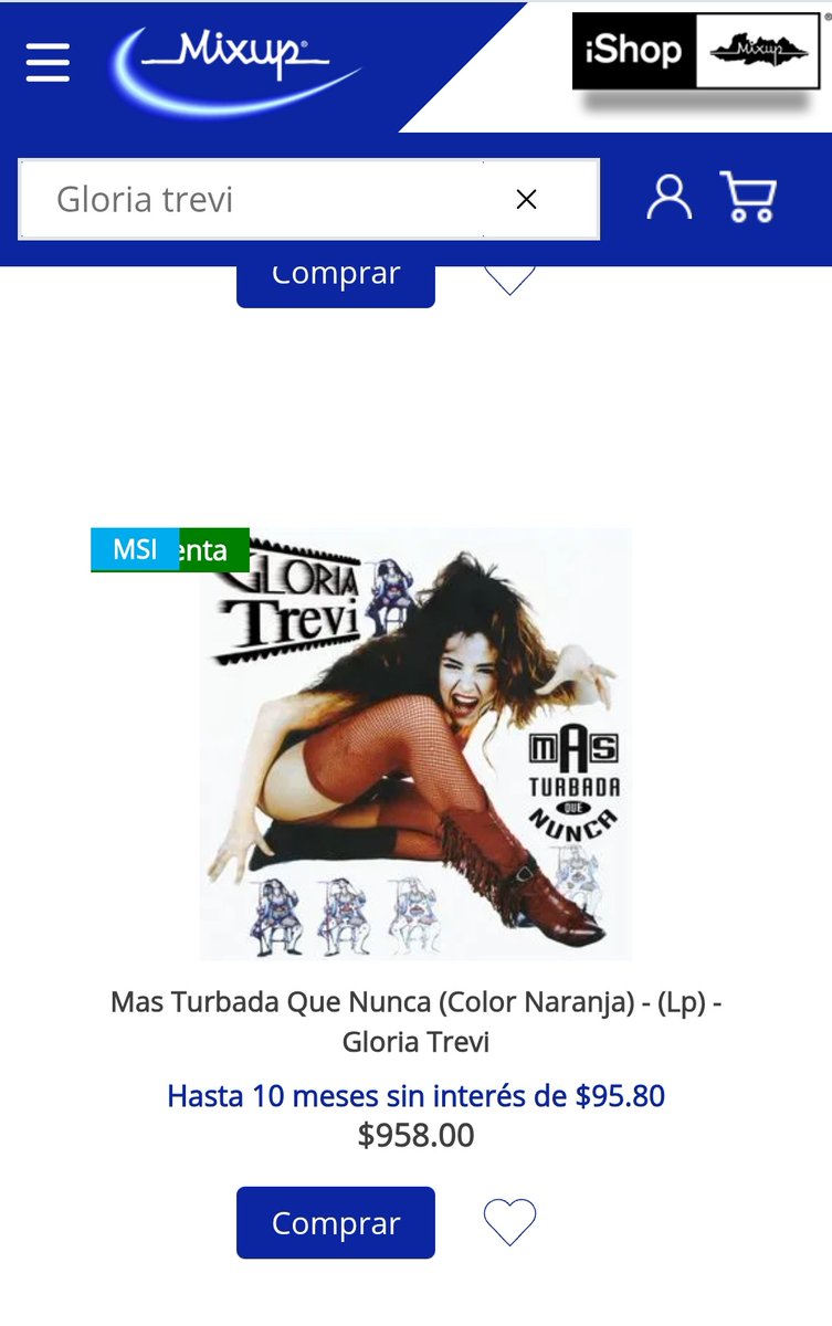 TREVINIANAS's tweet photo. @Mixup saca un nuevo vinilo (LP) del álbum #MasTurbadaQueNunca de @GloriaTrevi version naranja.
Ya esta en preventa --> https://t.co/I4O0hz4uy4 https://t.co/kGmqzWrVL5