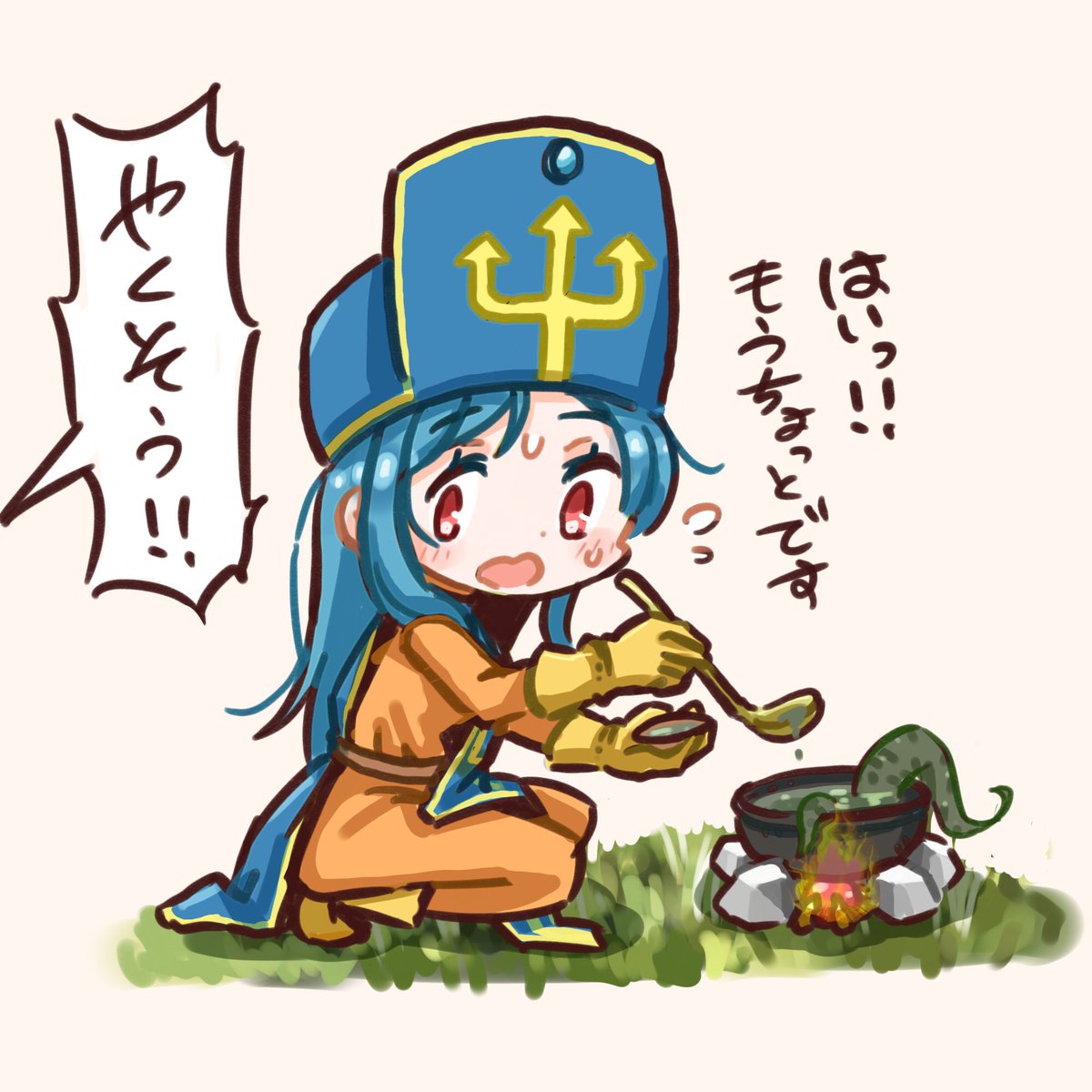 そういえばうちの僧侶ちゃんってホイミ使わせてもらえない薬草とバギ係だった 