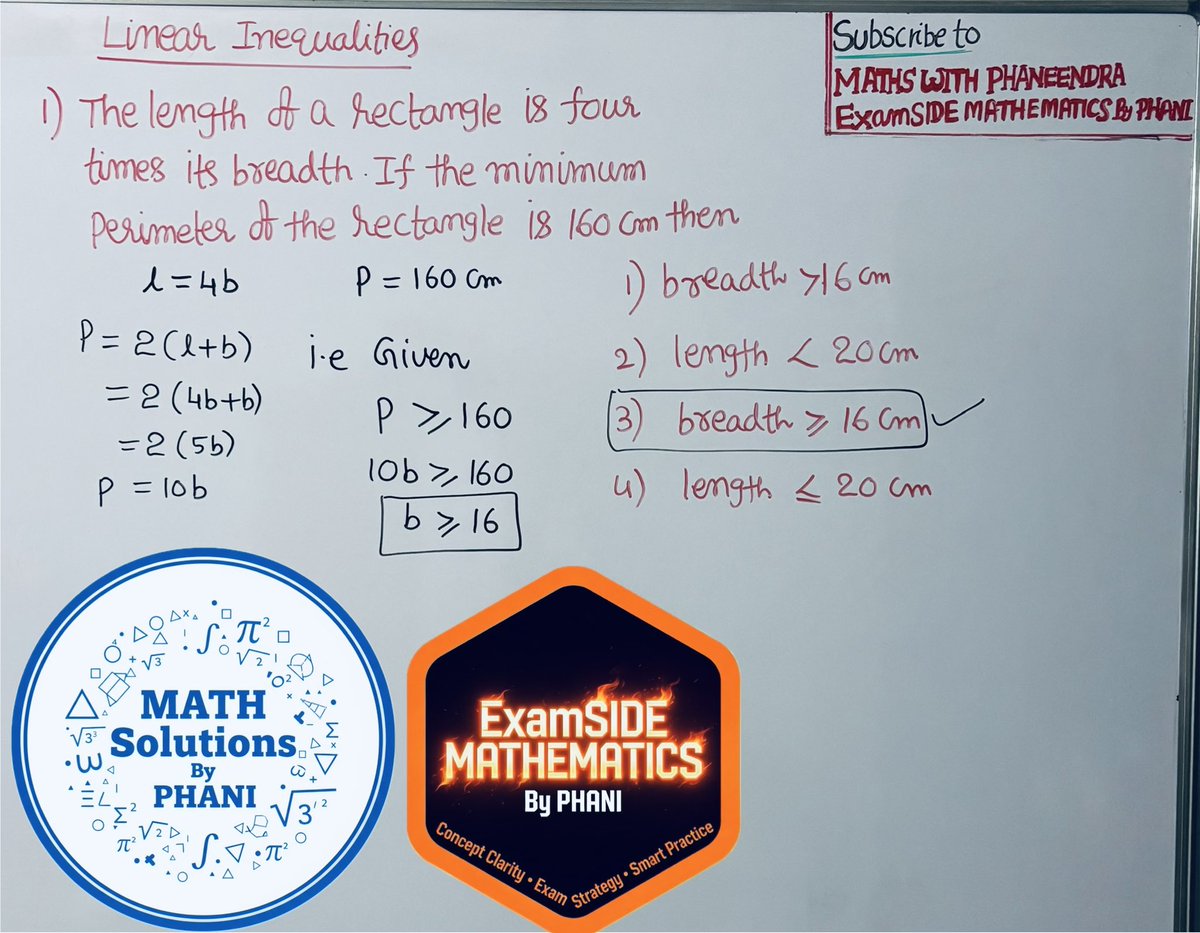 av_phaneendra's tweet photo. #linearequalities #mcqs #QuestionNo1 #intermediate #firstyearmathematics #apintermediate #maths
#linearequalities #mcqs #QuestionNo1 #intermediate #firstyearmathematics #apintermediate #maths
https://t.co/dVquHeXNGB https://t.co/n3GghGPVbH