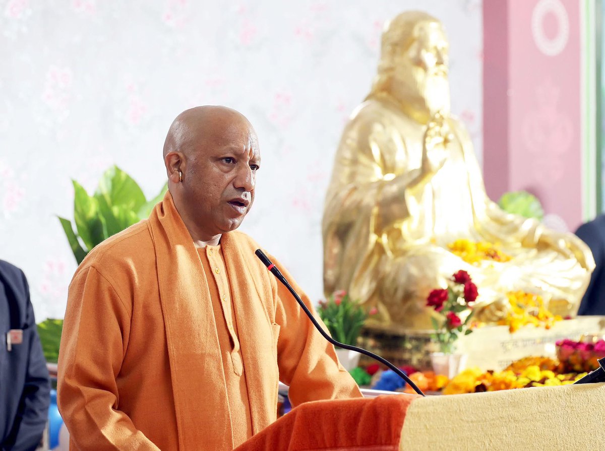 KingstarBapi's tweet photo. Heartfelt birthday wishes to the popular Chief Minister of Uttar Pradesh, the Honorable Shri @myogiadityanath ji.

May Lord Shri Ram bless you with excellent health, long life, and a glorious life.
#kingstar_bapi #happybirthday https://t.co/obnF04ifGm