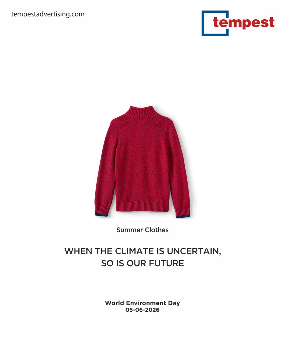 TempestAdv's tweet photo. Climate change does not mean we simply adapt.
It means we act.
Switching  to sustainable habits that will give us and our planet a future.

#WorldEnvironmentDay #Green #Future #SustainableLiving #tempestadvertising https://t.co/io7iIjaRy9