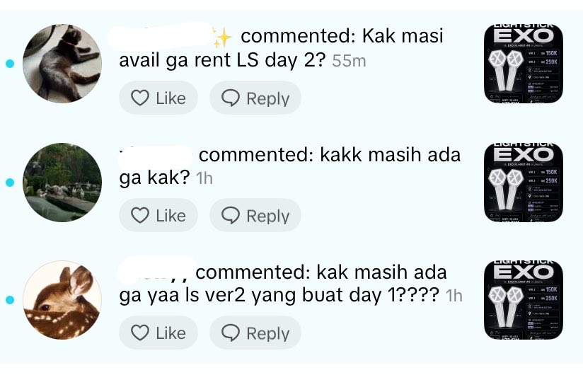 moohnwalk's tweet photo. Hii teman teman EXO-L yang masih open rent LS nya (ver2/3), fyi di tiktok masih banyak yang tanya, while stok punya timku sudah full booked semua. Siapa tau kalian mau hub orang orang yang masih cari, bisa reply tweet ini ya nanti aku kirim link vtnya di DM.

t. rent ls exo https://t.co/8lvERHFGDO