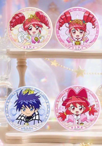 Rabirami_'s tweet photo. #ふしぎ星のふたご姫 
＃シェファ　
今回の中国版『ふしぎ星の☆ふたご姫』新グッズ、公式カップリングを明確にすることにかなりこだわりがあるみたいで、とても嬉しいです🥰💜🩷 https://t.co/2Lt9ttWFTb